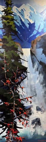 Upper Kananaskis Waterfall