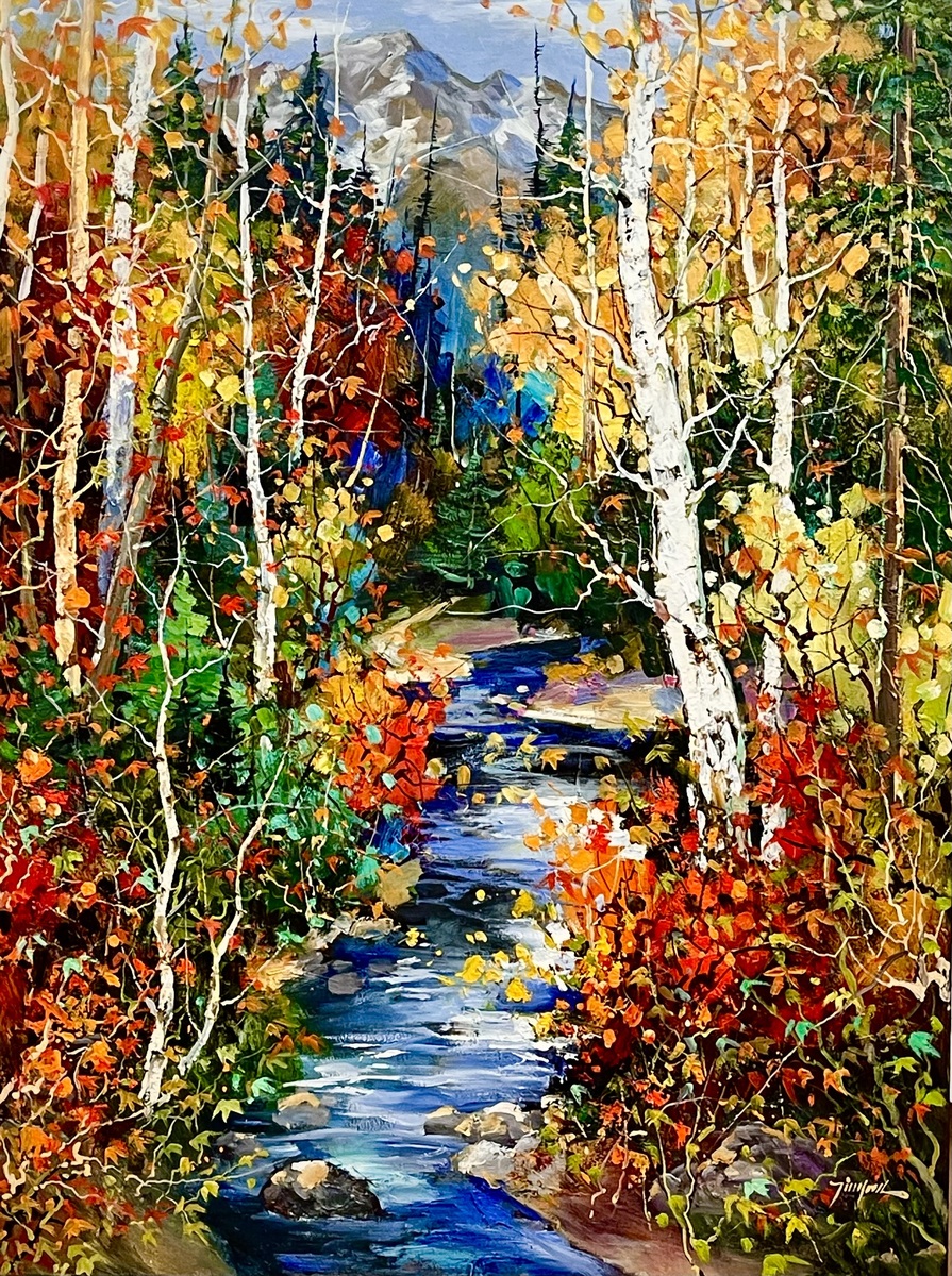 Spring Creek in Autumn, Canmore