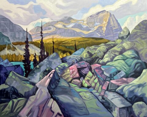 Rockslide, Lake O'Hara