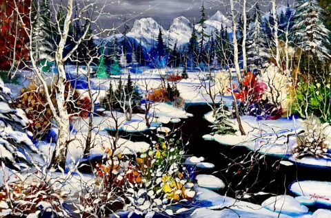 Three Sisters Winter Tranquility