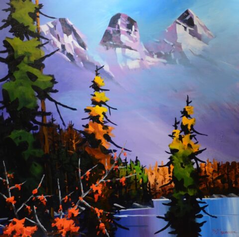 The Three Sisters Shades of Violet