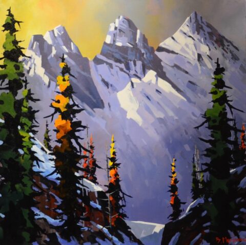 Catching Late Light - Three Sisters
