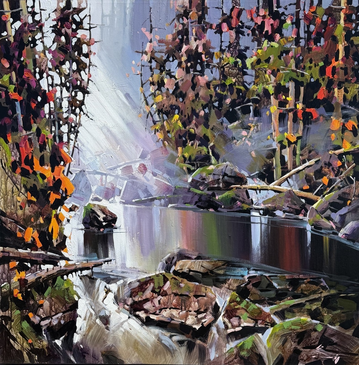 Fall Around Rock