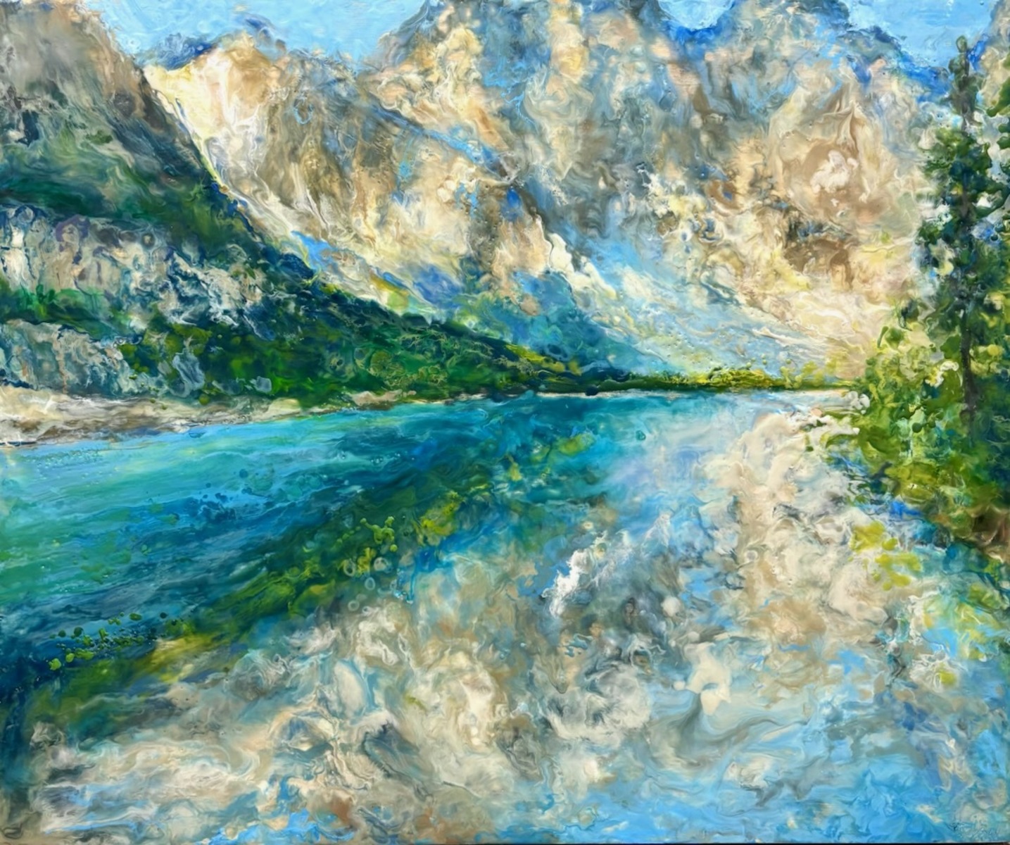 View From a Canoe (Lake Moraine)