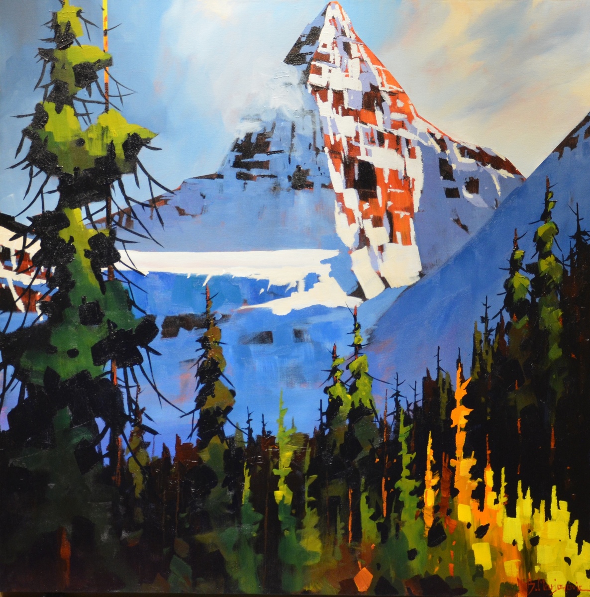 Trail to Mt Assiniboine