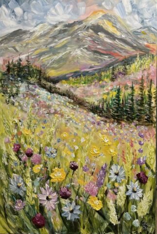 The Mountain Kiss the Meadow