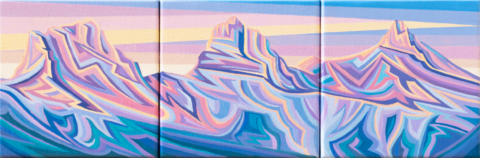 Canmore Sisters Triptych