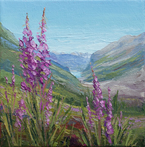 Alpine View over Lake Louise